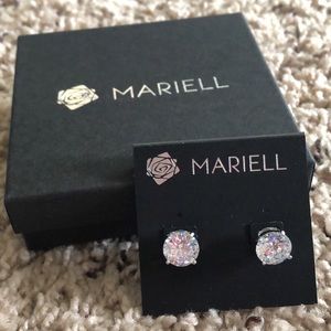 Mariell CZ diamond earrings